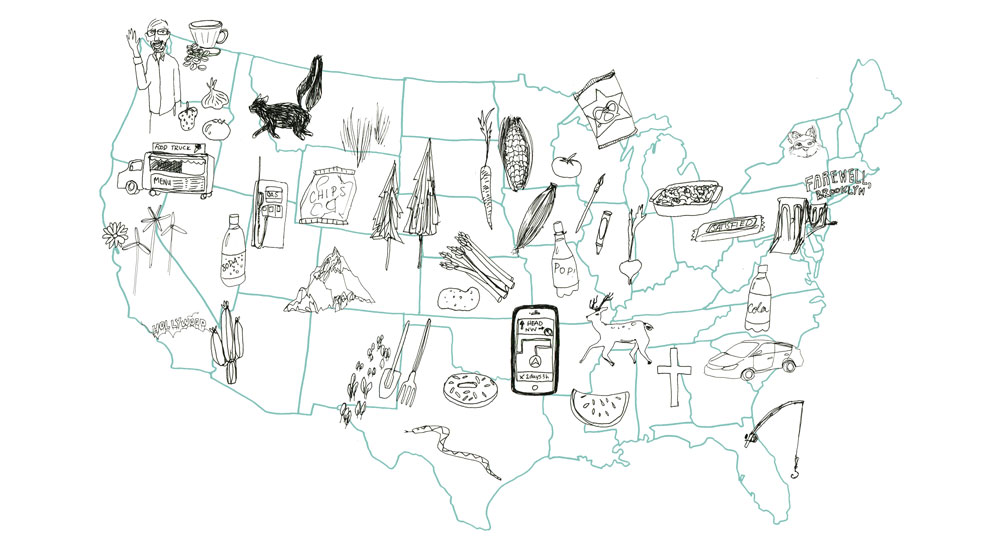 Map of the journey